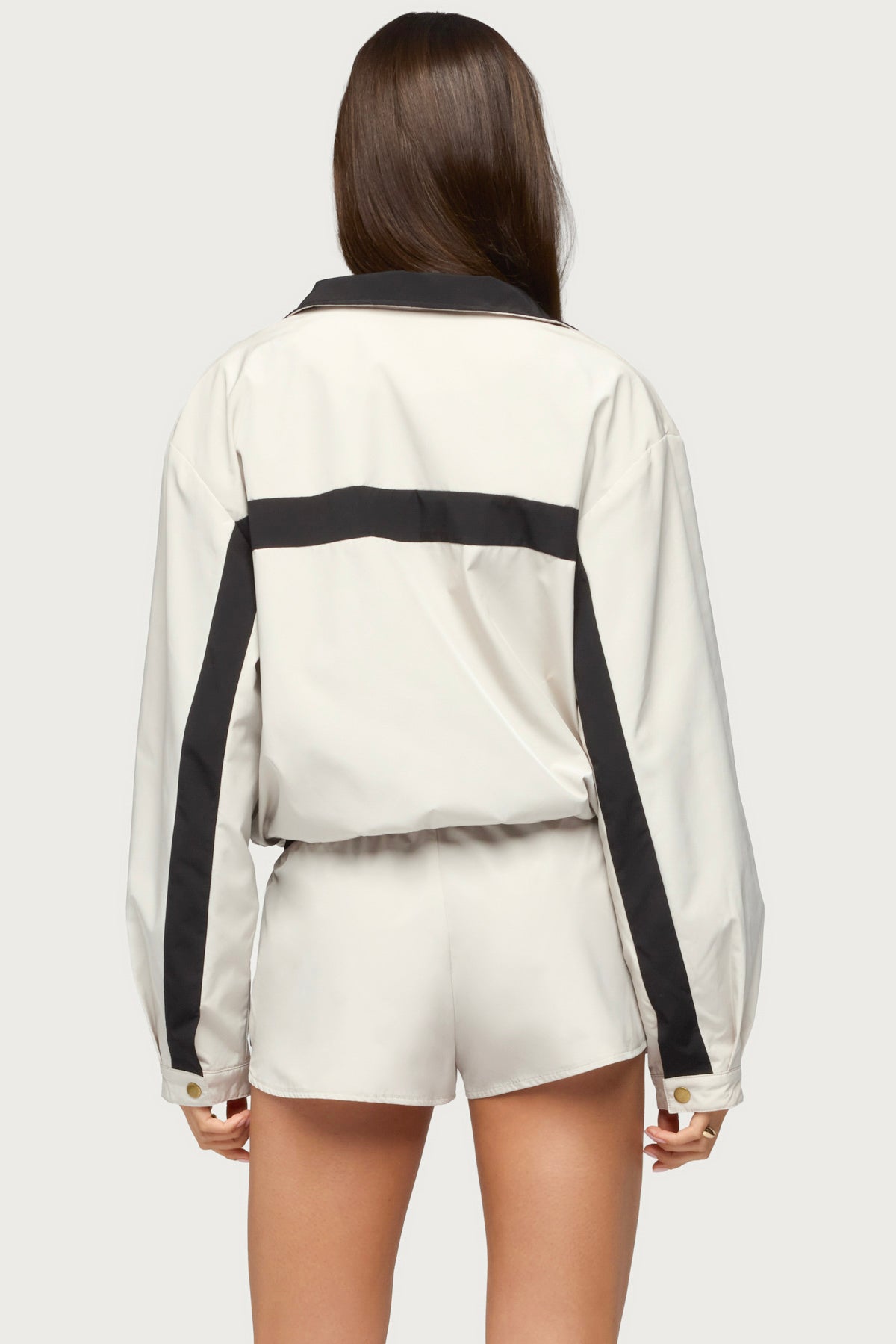 Emrie Stripey Nylon Jacket - Image 4