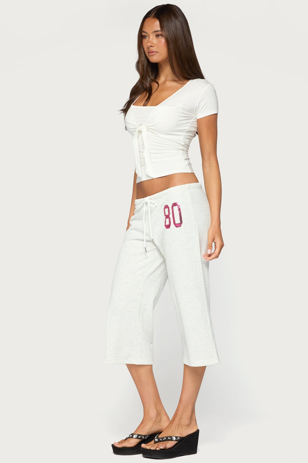80 Sequin Capri Sweatpants - Image 4